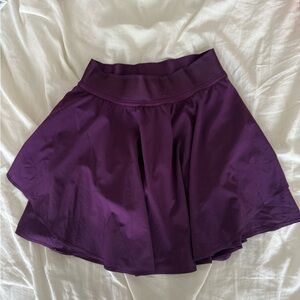Lululemon Purple Court Rival Skirt